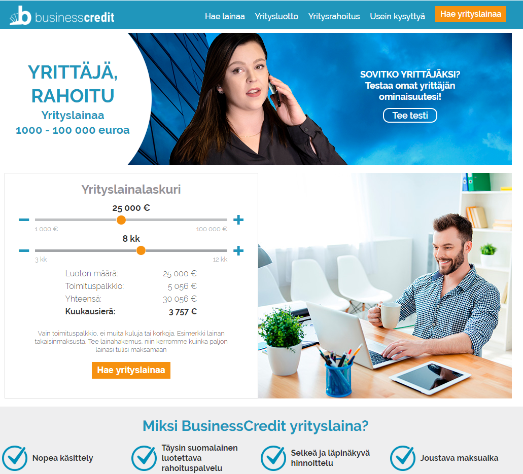 Businesscredit sivusto